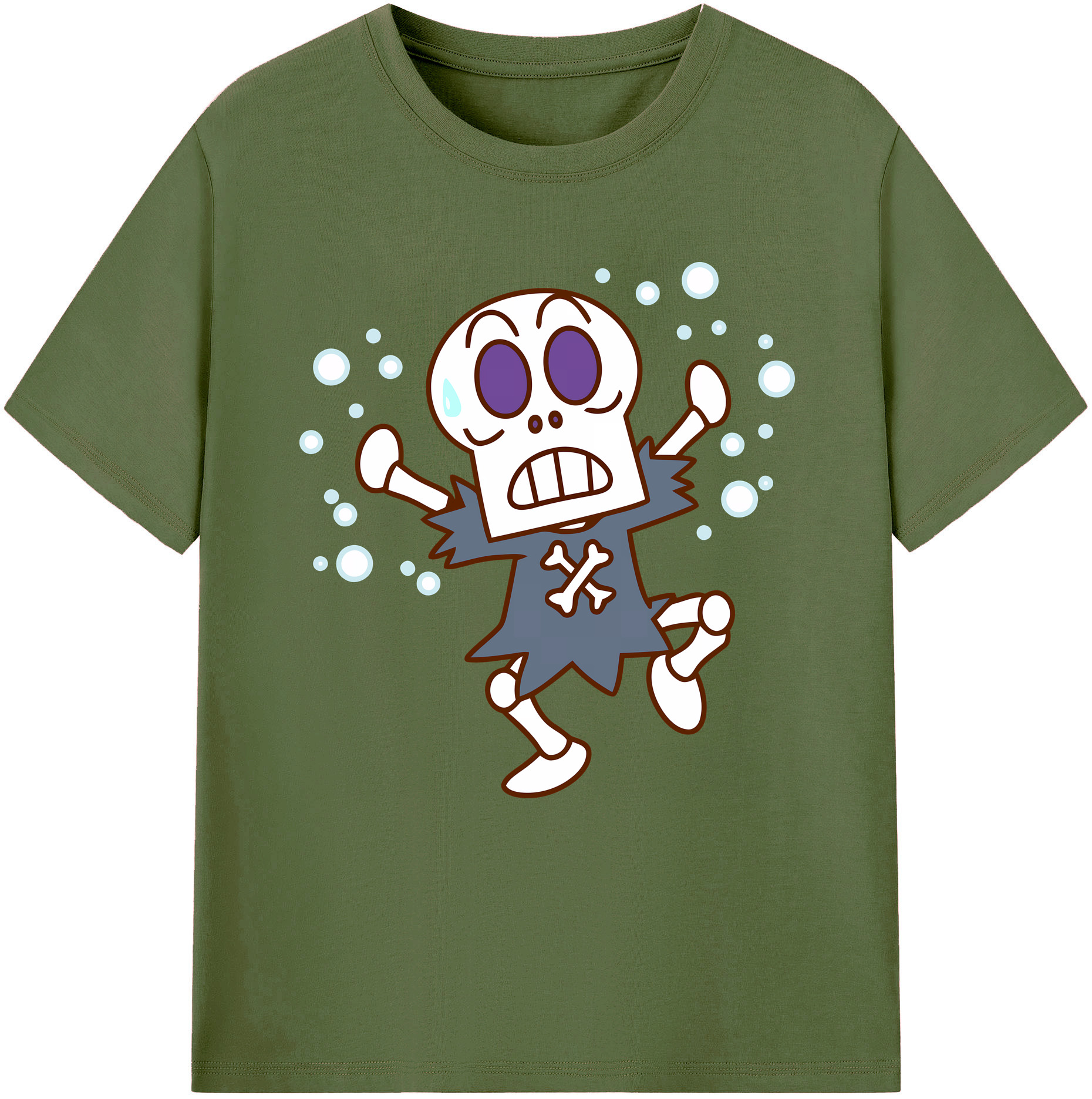 （画像用） アンパンマン Anpanman 綿100％半袖Tシャツ（フロントプリント）